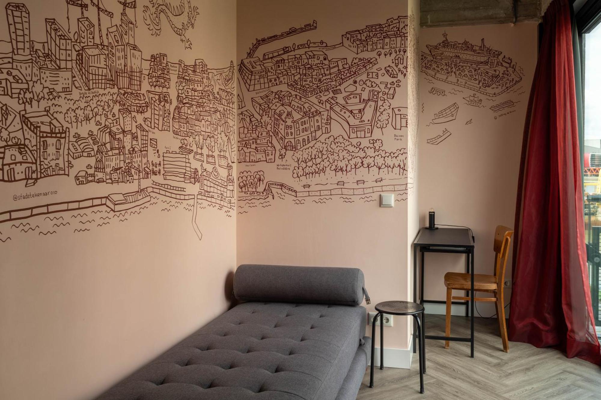 Bed, Bites & Business Hotel Rotterdam Pokoj fotografie